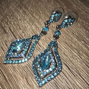 Blue Formal Earrings